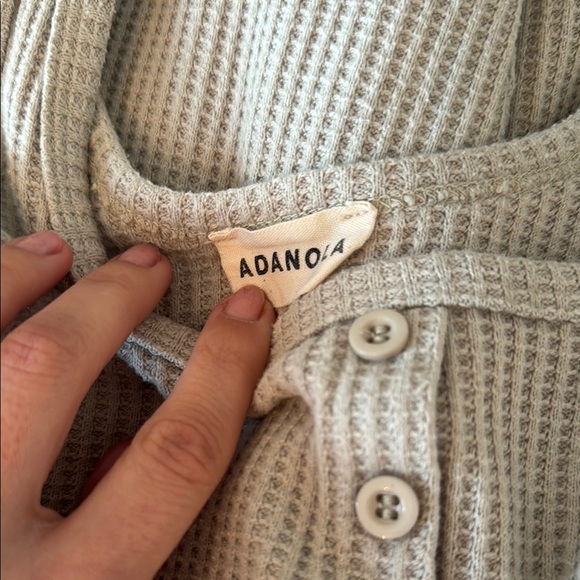 ADANOLA Cozy Waffle Knit Lounge Set - Picture 3 of 5